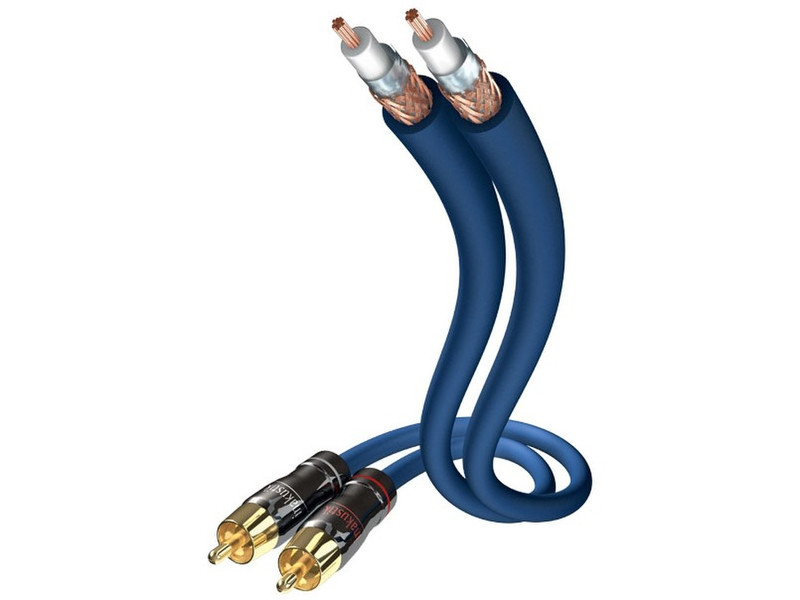 Inakustik Premium audio cable 5m RCA RCA Blue audio cable