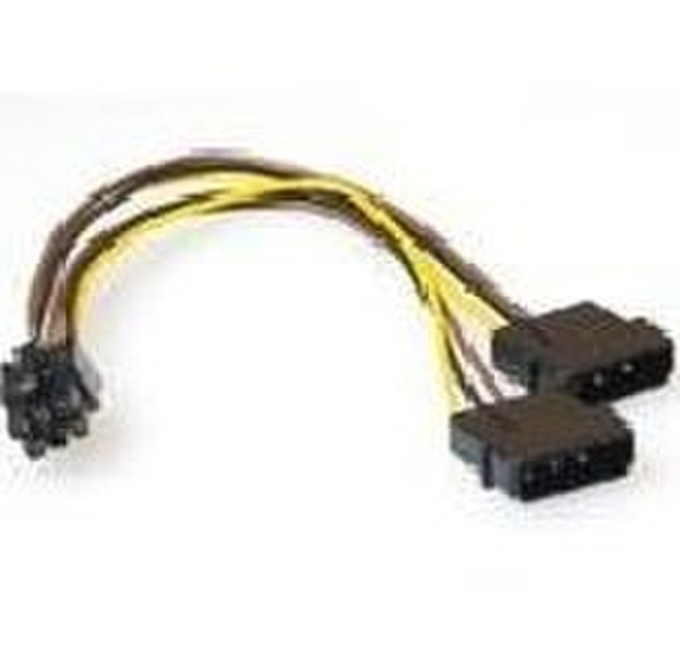 Deltac PCI Express Power Split Cable 2 x 5.25 2 x 5.25 6 p кабельный разъем/переходник