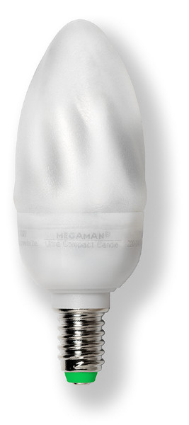 Megaman Candlelight Classic 7W 7W fluorescent bulb