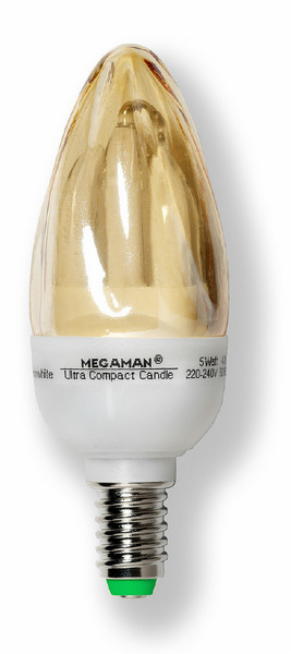 Megaman Candlelight Classic 5W 5W fluorescent bulb