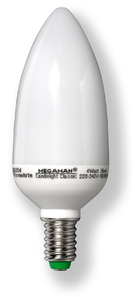 Megaman Candlelight Classic 4W 4W fluorescent bulb