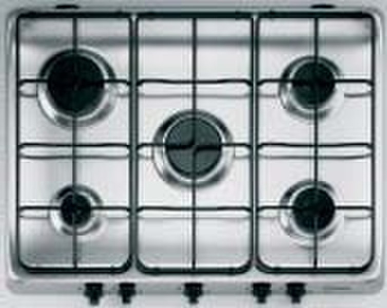 Indesit PI 750 AS IX built-in Gas hob Stainless steel