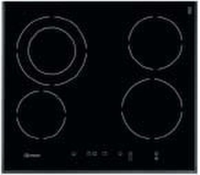 Indesit VRA 641 D B Встроенный Ceramic hob Черный