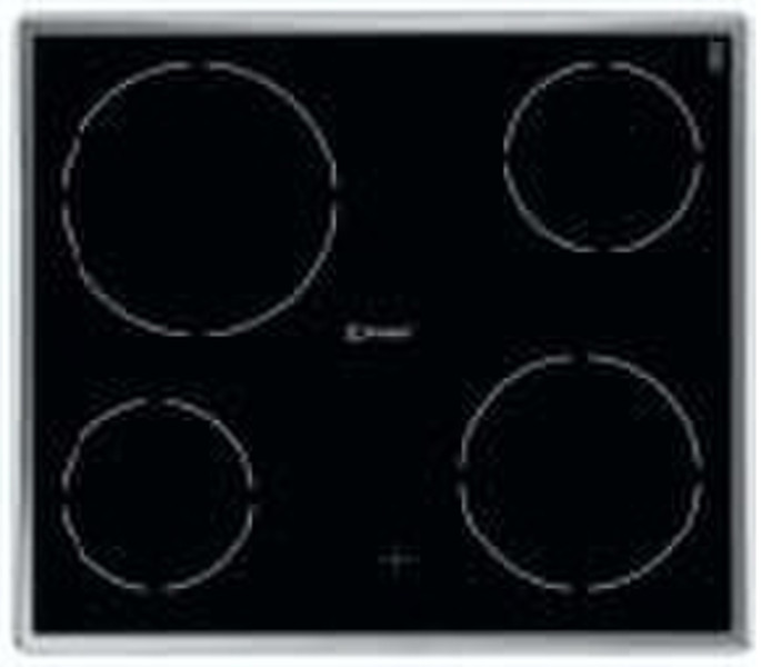 Indesit VRH 640 X Eingebaut Ceramic hob Schwarz