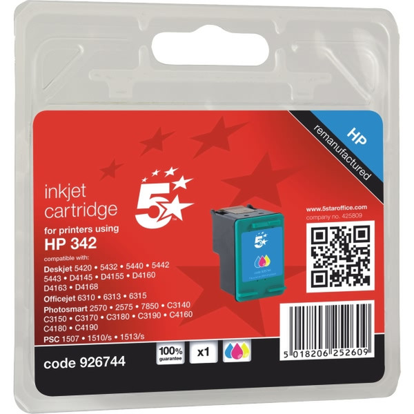 5Star 926744 Cyan,Magenta,Yellow ink cartridge