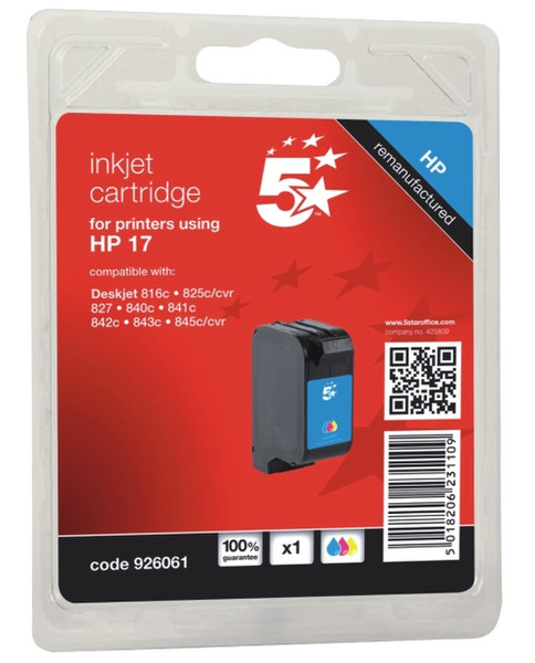 5Star 926061 Cyan,Magenta,Yellow ink cartridge