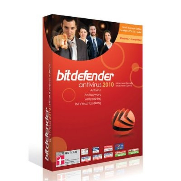 SOFTWIN BitDefender Antivirus 2010 5user(s) 1year(s) German