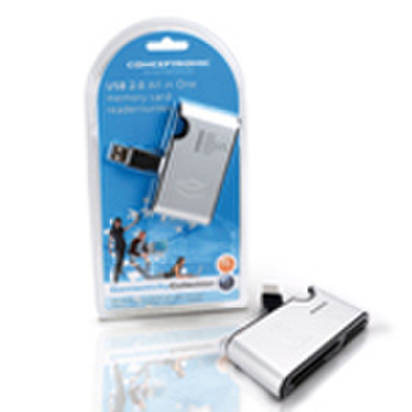 Conceptronic USB 2.0 All in One memory card reader/writer card reader