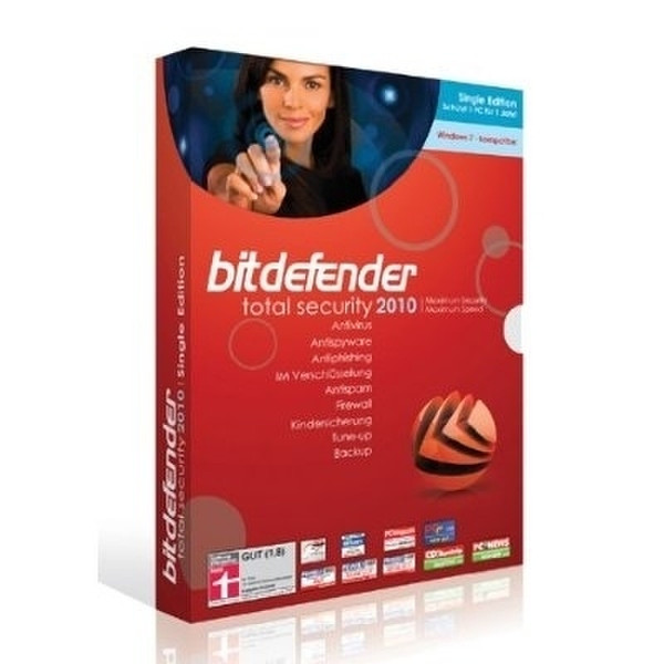 SOFTWIN BitDefender Total Security 2010 1user(s) 1year(s) German