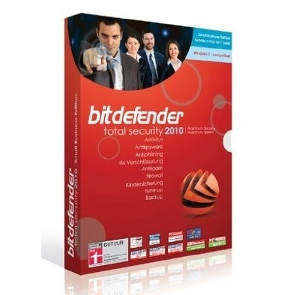 SOFTWIN BitDefender Total Security 2010 5user(s) 1year(s) German