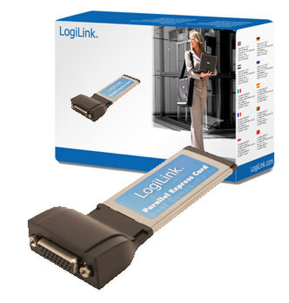 LogiLink Parallel Express Card Schnittstellenkarte/Adapter