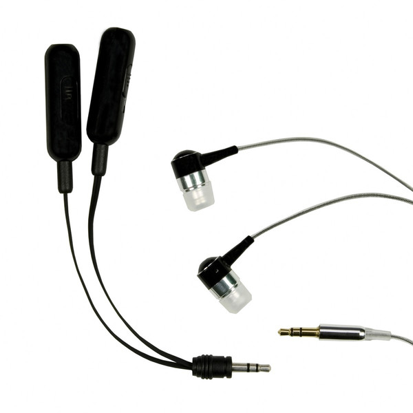 Logic3 Audio Splitter & Metall Earphones