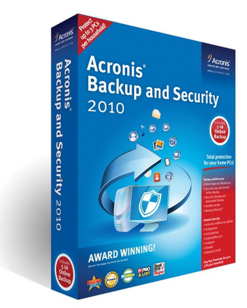 Acronis Backup and Security 2010