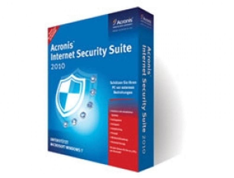 Acronis Internet Security Suite 2010 3user(s) 1year(s) German