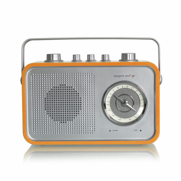 Tangent UNO 2go Tragbar Analog Orange Radio