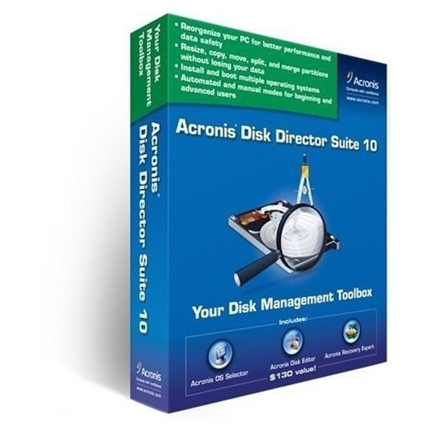 Acronis Disk Director Suite 10, 5+1 Pcs.