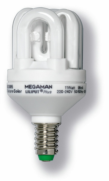 Megaman Liliput Plus 11W 11Вт люминисцентная лампа
