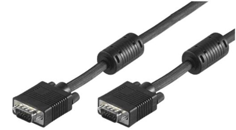 Netlock Cable VGA multicoaxial 3m 3m VGA (D-Sub) VGA (D-Sub) Black VGA cable