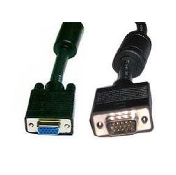 Netlock Cable VGA Multicoaxial M-F 5m 5m VGA (D-Sub) VGA (D-Sub) Black VGA cable