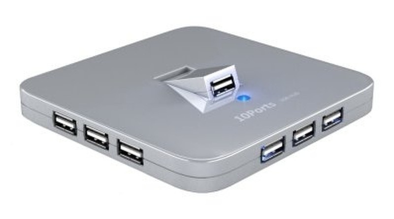Sedna SE-USB-HUB-10A-WH 480Mbit/s White interface hub
