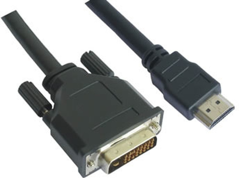 Sedna SE-HDMI-DVI-3M 3m HDMI Schwarz Videokabel-Adapter
