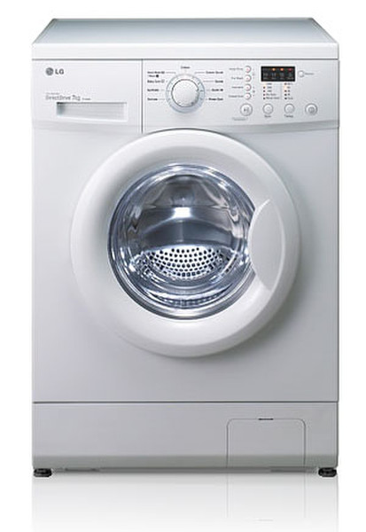 LG F1068QD freestanding Front-load 7kg 1000RPM A+ White washing machine