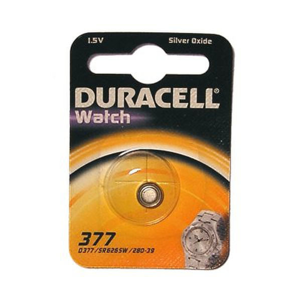 Duracell D377 Серебряно-цинковый 1.5В батарейки