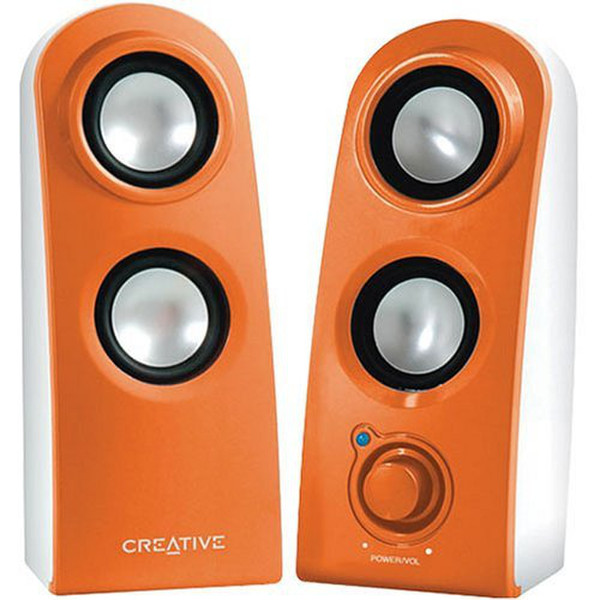 Creative Labs SBS Vivid 80 2.0channels 6W Orange docking speaker