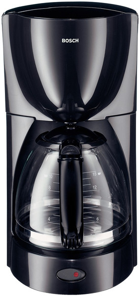 Bosch TKA1411V Отдельностоящий Капельная кофеварка 1.2л 15чашек Черный кофеварка