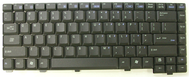 ASUS 04GNA53KUSA4 QWERTY Black keyboard