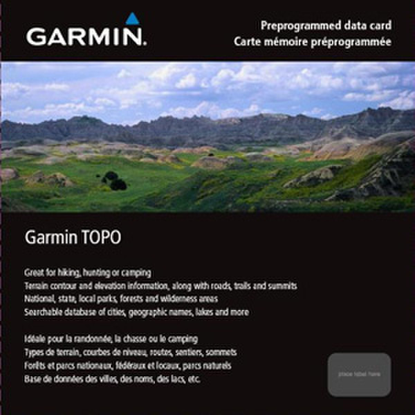 Garmin TOPO U.S. 100K West Coast & Hawaii