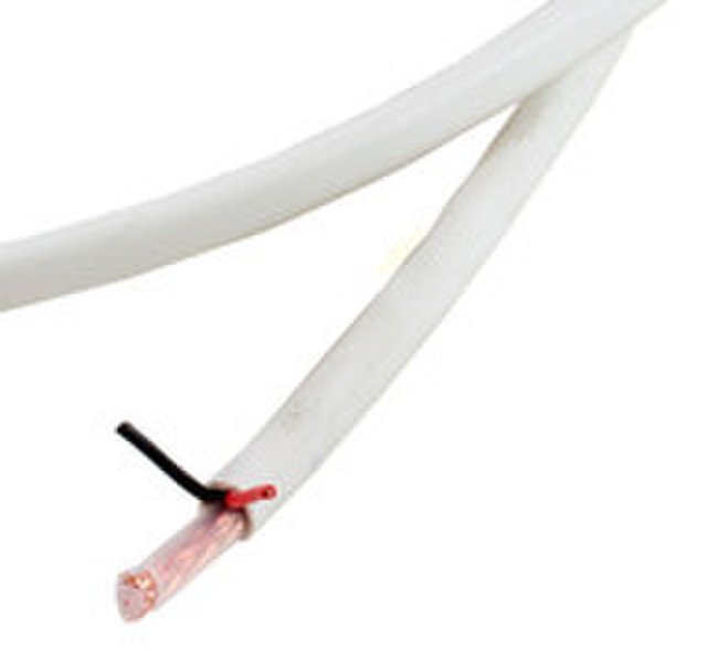 Microconnect RG59-2X0,75-250M 250м Белый коаксиальный кабель