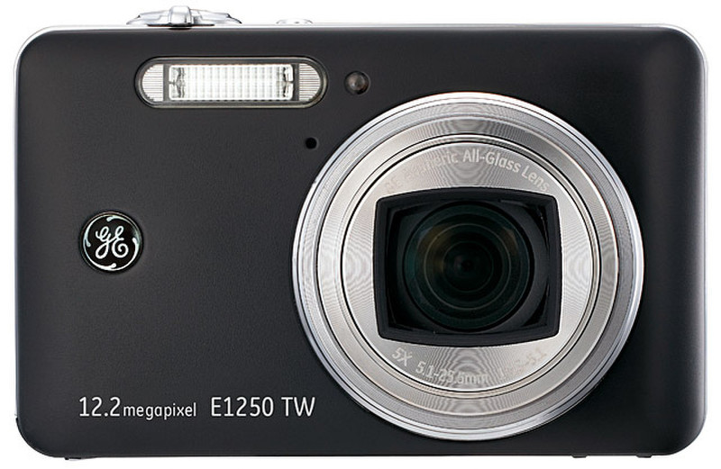 GE Power E1250TW Компактный фотоаппарат 12.2МП CCD 4032 x 3024пикселей Черный