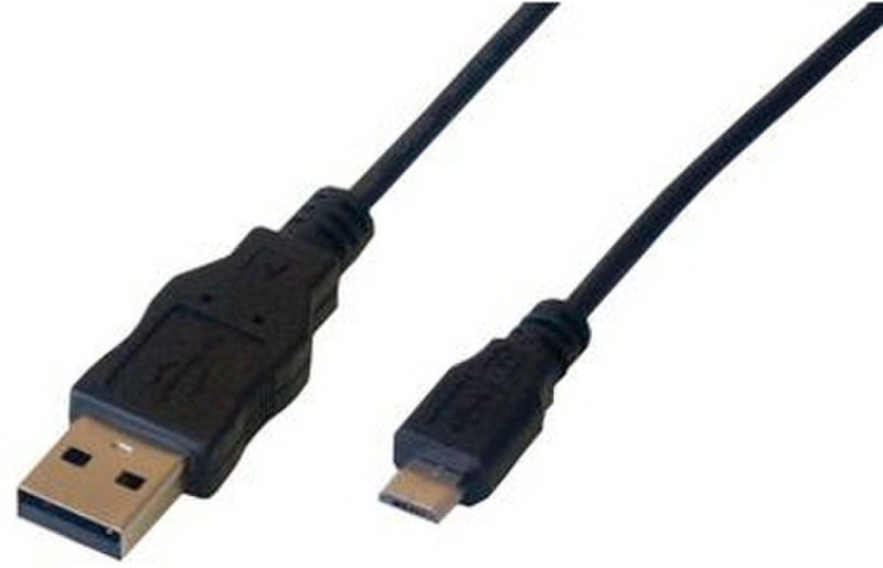 MCL MC922AHB-2M 2m USB A Micro-USB B Black USB cable