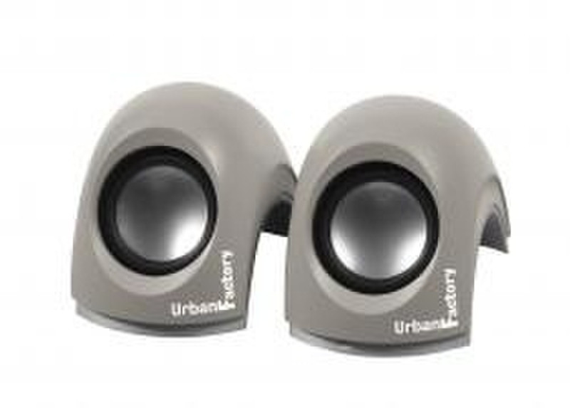 Urban Factory Crazy Speakers 2W Grey loudspeaker