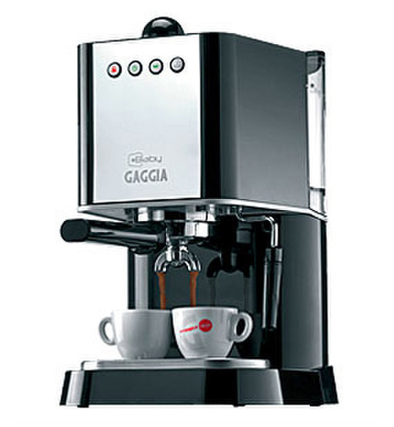 Gaggia Baby Nero Espresso machine 1.6L Black