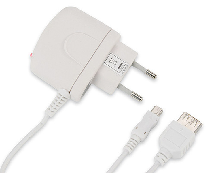 Ansmann Travelcharger Twin USB II White power adapter/inverter