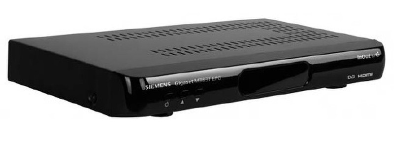 Siemens M383 T EPG Terrestrial Full HD Black TV set-top box