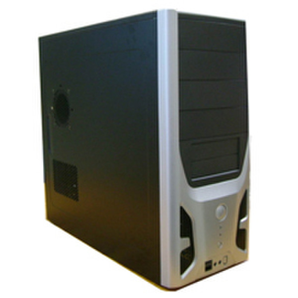 Aopen ES45C Midi-Tower 350W Black,Silver computer case