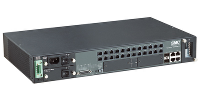 SMC SMC7824M/FSW Managed Black network switch