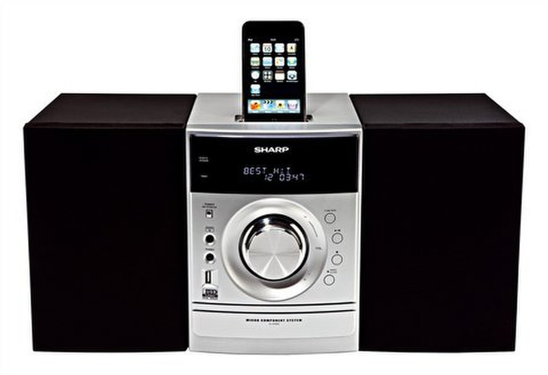 Sharp XLDH320NH Mini set 100W Black,Silver home audio set
