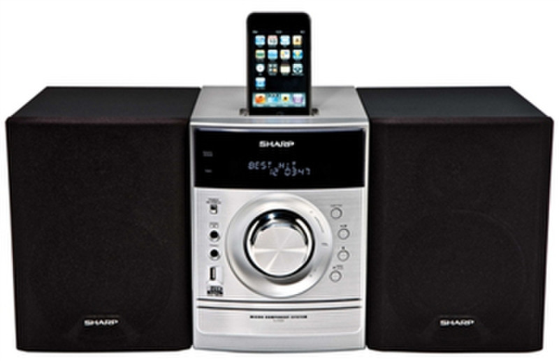 Sharp XLDH350NH Mini set 160W Black,Silver home audio set