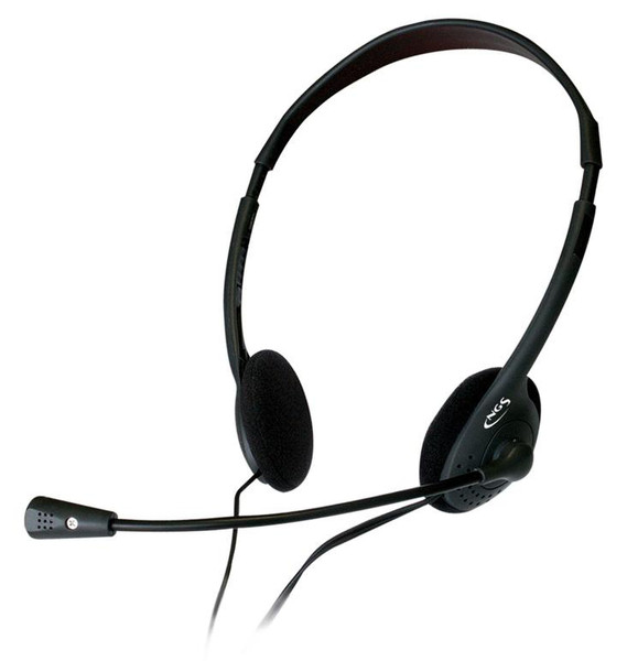 NGS MS104 Binaural Head-band Black headset