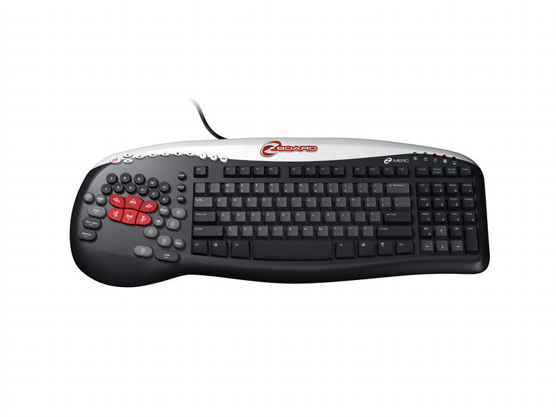 Steelseries Merc USB QWERTY Schwarz Tastatur