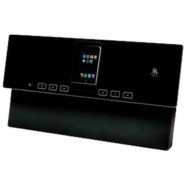 Audiovox High performance audio docking system 2.0канала 15Вт Черный мультимедийная акустика