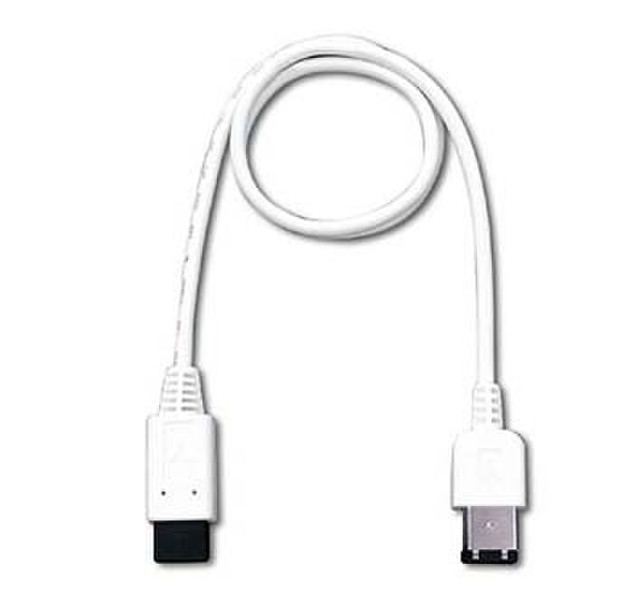 Belkin IEEE 1394 FireWire Cable (9-pin/6-pin) - 1.8m 1.8м Белый FireWire кабель