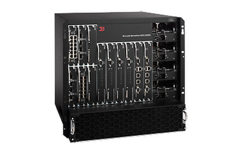 Brocade E1MG-SX-OM Managed L3 Black network switch