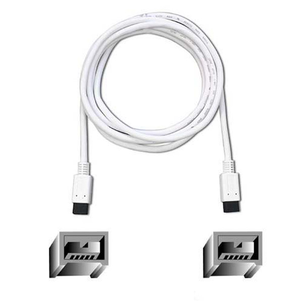 Belkin IEEE 1394 FireWire Cable (9-pin/9-pin) - 4.2 metre 4.2м Белый FireWire кабель