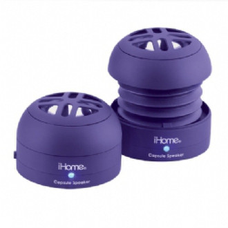 iHome IHM77 2.0channels Purple docking speaker