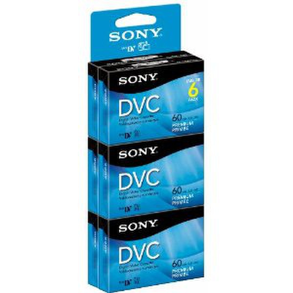 Sony DVM60PRR/6 Digital Video Cassette 60min 6pc(s) audio/video cassette